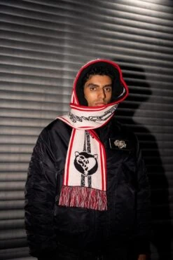 MONEY FAN SCARF BLACK -Ralph Lauren Clothing Store compressed image unbenannt 125 v2