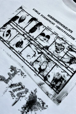 FINGERPRINTS TEE WHITE -Ralph Lauren Clothing Store fingerprint 01