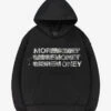 MONEY CALLING FLATLOCK HOODIE BLACK