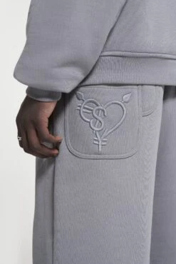 OPEN LEG JOGGER ASH 12 OPEN LEG JOGGER ASH -Ralph Lauren Clothing Store hoodie purple 40