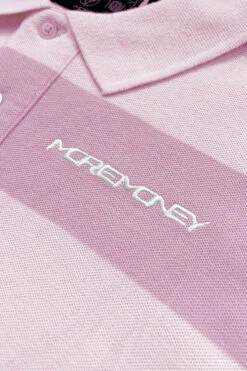 STRIPED POLO SHIRT PINK -Ralph Lauren Clothing Store pink01